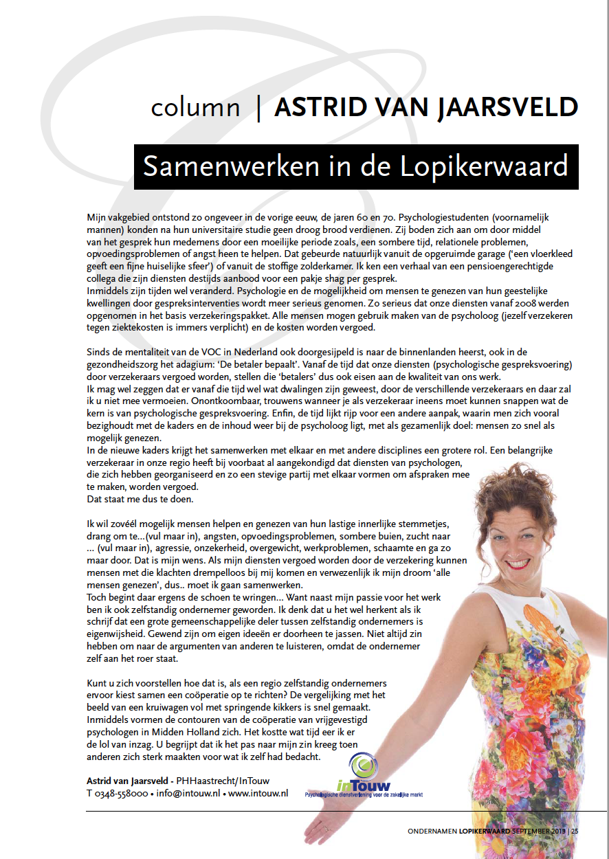 samenwerken in de lopikerwaard